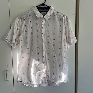 Level Ten Mens L Flamingo Shirt